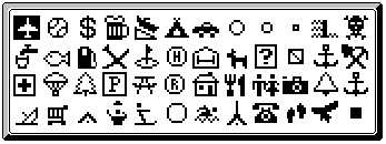 Garmin waypoint symbols
