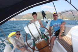 Final great sail to Marmaris (click for 152Kb version)