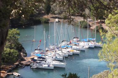 Yachts at Kapi Creek